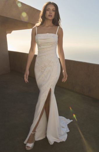 Casablanca Bridal Style #Nerissa #0 default Ivory/Diamond White thumbnail