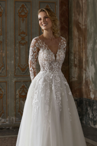 Demetrios Style #8225 #1 Ivory/Sheer/Natural thumbnail
