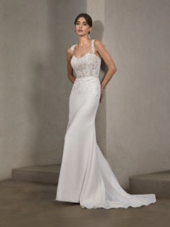 Demetrios Style #L1126 #0 default Ivory/Sheer thumbnail