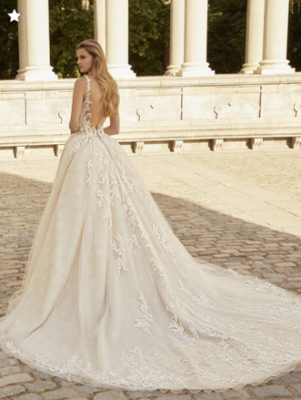 Elysee by Enzoani Style #Rousseau #1 Ivory/Khaki/Nude thumbnail