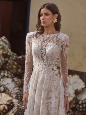 La Perle Style #Gayle #1 Ivory/Light Nude with Skin Illusion (Unlined Bodice) thumbnail