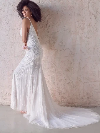 Maggie Sottero Style #AMBREAL #2 Ivory over Soft Pearl thumbnail
