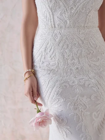 Maggie Sottero Style #AMBREAL #3 Ivory over Soft Pearl thumbnail