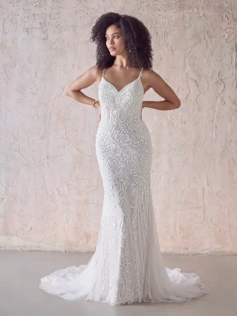 Maggie Sottero Style #AMBREAL #5 default Ivory over Soft Pearl thumbnail