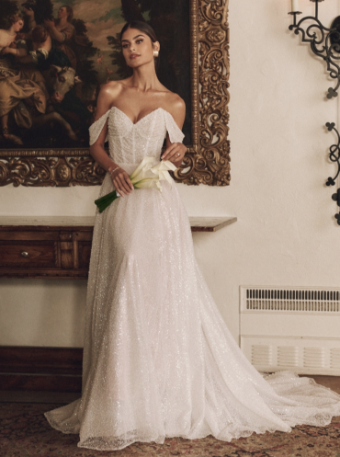 Sottero and Midgley Style #Monica #0 default Ivory (gown with Ivory Illusion) thumbnail