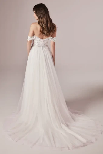 Rebecca Ingram Style #Nia #1 Ivory over Soft Blush thumbnail