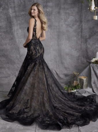 Sottero and Midgley Style #Zander Lane #1 Black over Nude thumbnail