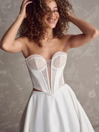 Sottero and Midgley Style #Carter #0 default Ivory (gown with Natural Illusion) thumbnail