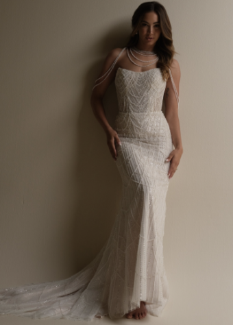 Sottero and Midgley Style #Constance #0 default Ivory/Silver Accent/Soft Nude thumbnail
