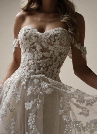 Sottero and Midgley Style #Jenascia #1 Ivory/Silver Accent/Soft Nude thumbnail