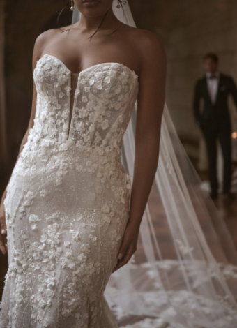 Sottero and Midgley Style #Noor #1 Ivory/Soft Pearl (gown with Ivory Illusion) thumbnail