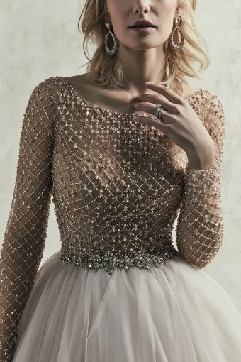 Sottero and Midgley Style #Fitzgerald #2 Nude/Blush/Rose Gold thumbnail