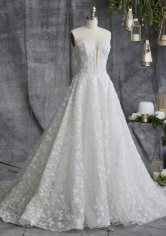 Sottero and Midgley Style #Afton #2 Ivory/Silver Accent thumbnail