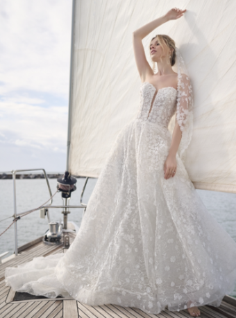 Sottero and Midgley Style #Afton #0 default Ivory/Silver Accent thumbnail