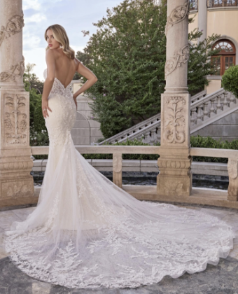 Casablanca Bridal Style #Kitty #1 default Champagne/Nude/Ivory/Silver thumbnail