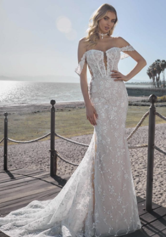 L'Amour by Calla Blanche Style #Adriana #0 default Ivory/Light Nude with Skin Illusion (Unlined Bodice) thumbnail