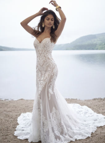 Sottero and Midgley Style #Newport - 23SC127B01 - Sottero & Midgley *Personalized Version* #0 default Ivory/Mocha thumbnail