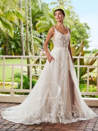 Adrianna Papell Style #31219 #0 default Ivory/Oyster/Nude thumbnail
