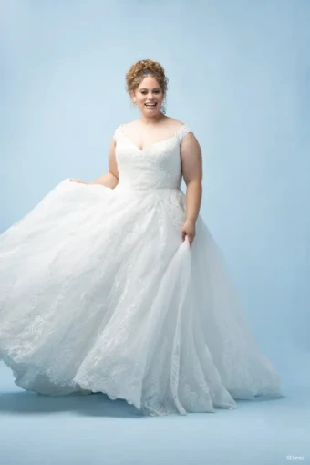 Disney Fairytale Weddings Platinum Collection Style #Cinderella - D443 - Allure Disney #0 default Platinum/Ivory thumbnail