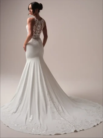 Maggie Sottero Style #Florentina - 25MS874A01 - Maggie Sottero #1 Ivory (gown with Ivory Illusion) thumbnail