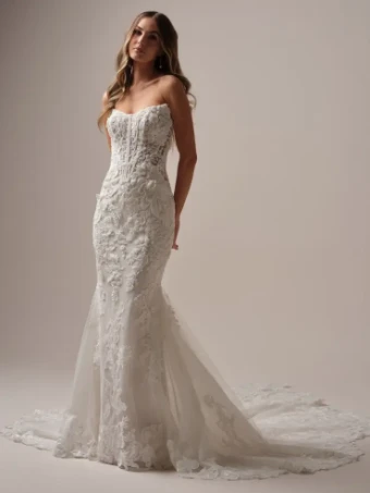 Sottero and Midgley Style #Halle - 25SS934A01 - Sottero & Midgley #0 default Ivory/Silver Accent/Soft Blush thumbnail