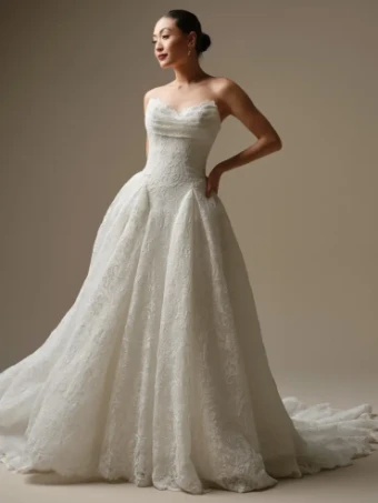 Sottero and Midgley Style #Tamar - 26SS376A01- Sottero & Midgley #0 default All Ivory (pictured) thumbnail