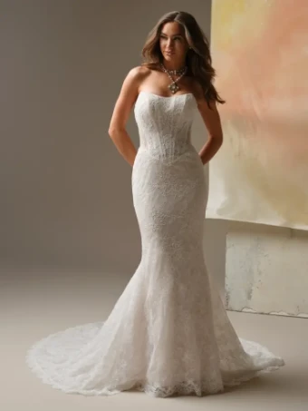 Maggie Sottero Style #Ariadne - 26MS447A01 - Maggie Sottero #0 default Ivory over Soft Blush (gown with Natural Illusion) thumbnail