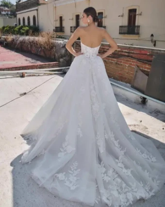 L'Amour by Calla Blanche Style #Annelia #1 Ivory/Ivory thumbnail