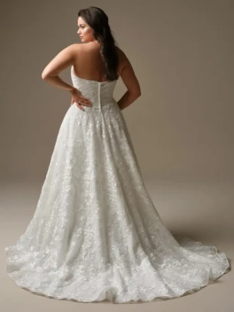 Maggie Sottero Style #Memphis -  26MS450A01 - Maggie Sottero #3 All Ivory (gown with Ivory Illusion) thumbnail