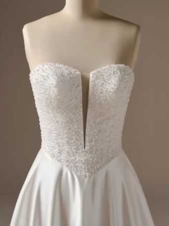 Rebecca Ingram Style #Marty #3 All Ivory (pictured) thumbnail