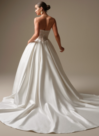 Sottero and Midgley Style #Dmara #1 default Ivory/Silver Accent/Ivory thumbnail