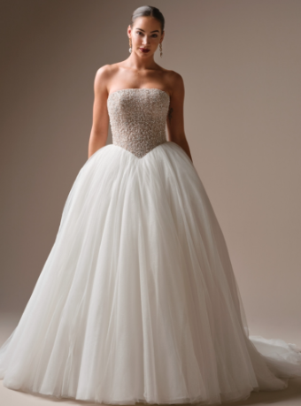 Sottero and Midgley Style #Dmara Lane #0 default Ivory/Silver Accent/Ivory thumbnail