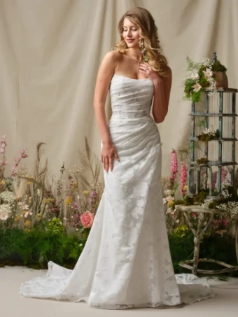 Rebecca Ingram Style #KENDALL #0 default All Ivory (gown with Ivory Illusion) thumbnail