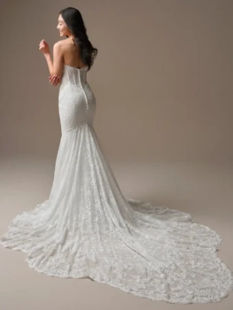 Maggie Sottero Style #BELLEVUE #1 default Ivory over Blush (gown with Ivory Illusion) thumbnail