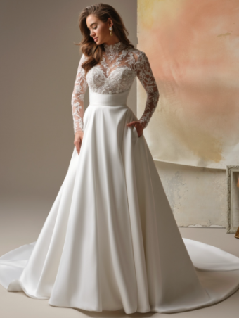 Maggie Sottero Style #Trinity - 26MK431B01 - Maggie Sottero *Special Design* #0 default Ivory/Silver Accent thumbnail