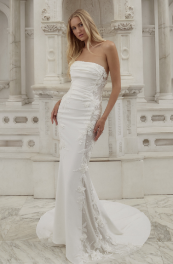 Casablanca Bridal Style #Cherub #0 default Ivory/Nude/Ivory/Silver thumbnail