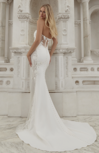 Casablanca Bridal Style #Cherub #2 default Ivory/Nude/Ivory/Silver thumbnail