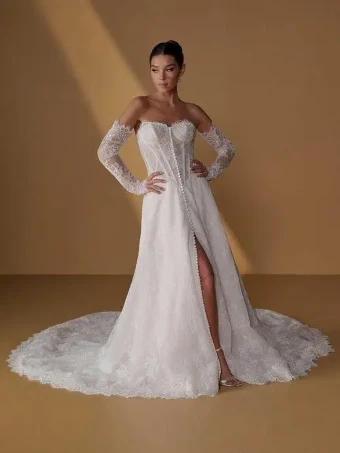 Christina Wu Brides Style #15968 #0 default Ivory/French Lilac/Nude thumbnail