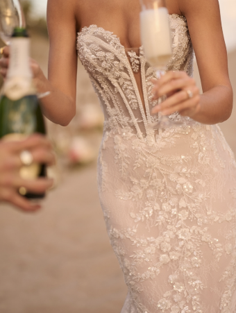 Maggie Sottero Style #Benjie Royale #1 Ivory Ivory/Blush Black/Blush thumbnail
