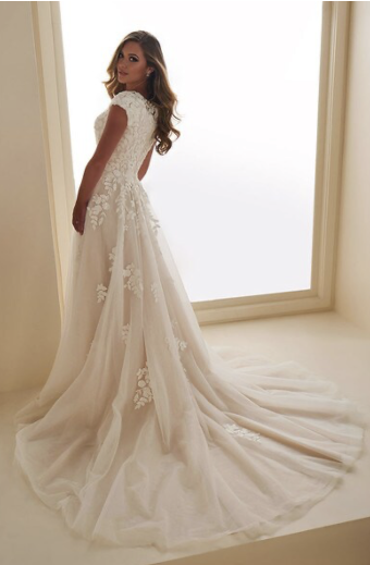 Modest By Mon Cheri Style #MOD301 - Modest by Mon Cheri #1 default Ivory thumbnail