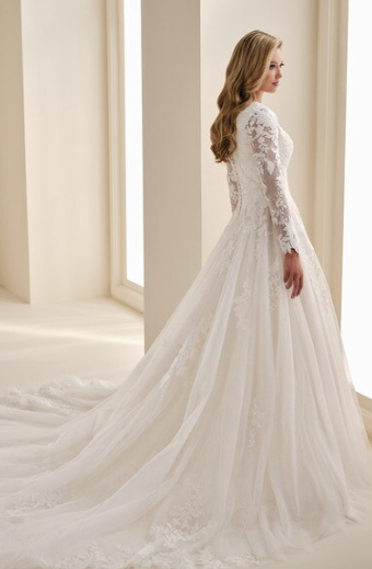 Modest By Mon Cheri Style #MOD346 - Modest by Mon Cheri #1 default Ivory thumbnail