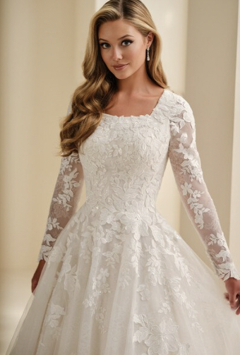 Modest By Mon Cheri Style #MOD346 - Modest by Mon Cheri #0 default Ivory thumbnail