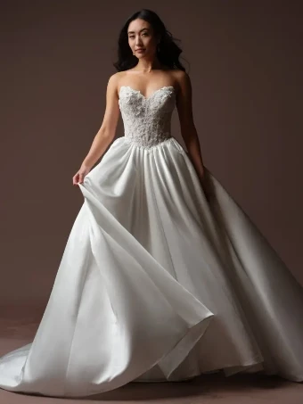 Rebecca Ingram Style #LAURETTE #0 default All Ivory (gown with Ivory Illusion) thumbnail