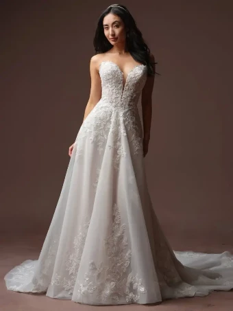 Rebecca Ingram Style #BERNADINE #0 default Ivory over Soft Blush (gown with Light Nude Illusion) thumbnail
