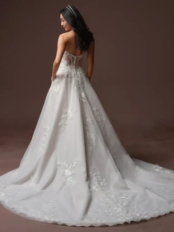 Rebecca Ingram Style #BERNADINE #1 default Ivory over Soft Blush (gown with Light Nude Illusion) thumbnail