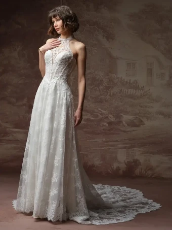 Maggie Sottero Style #Lucca Marie - F6MB129A01 - Maggie Sottero #0 default Ivory over Blush (gown with Ivory Illusion) thumbnail