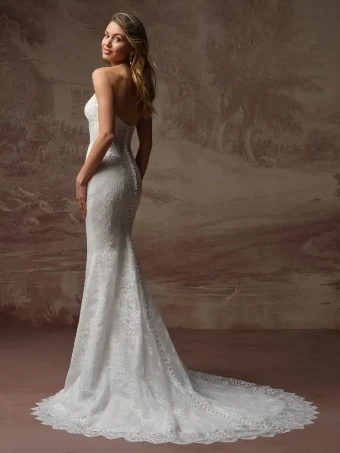 Rebecca Ingram Style #SAMIRA #1 default All Ivory (gown with Ivory Illusion) thumbnail