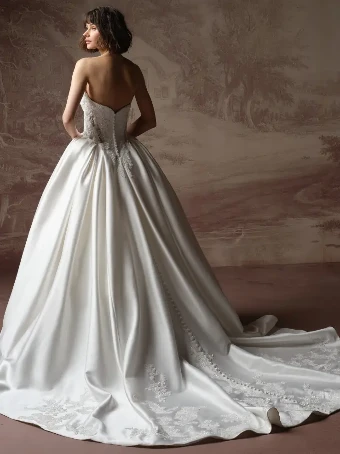 Sottero and Midgley Style #BURKE LANE - F6SS078A01 - Sottero & Midgley #0 default Ivory/Silver Accent (gown with Ivory Illusion) thumbnail