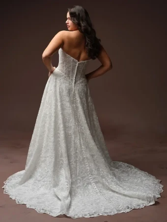 Maggie Sottero Style #Zahia -  F6MS208A01 - Maggie Sottero #1 All Ivory (gown with Ivory Illusion) thumbnail