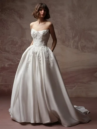 Sottero and Midgley Style #Petra - F6SS108A01 - Sottero and Midgley #1 All Ivory thumbnail